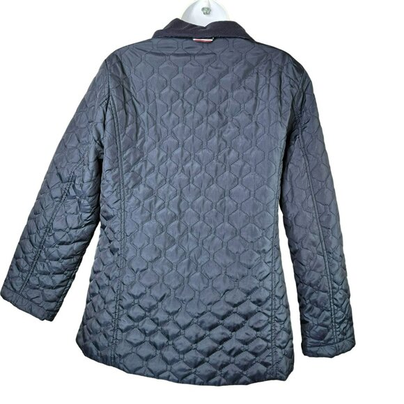 Tommy Hilfiger Womens Sz LG 3-in-1 Systems All Weather Jacket White Navy Coat - Picture 4 of 15